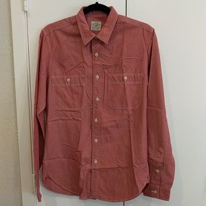 J. Crew Red Chambray Button-Down (Never Worn)
